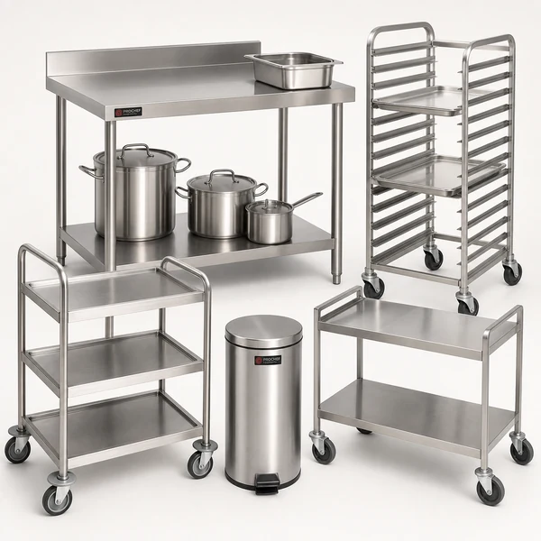 Stainless Steel & Trolleys – ProChef Hospitality