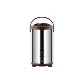 Drink Dispenser - S/S Brown Rim - 12L
