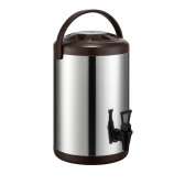Drink Dispenser - S/S Brown Rim - 10L