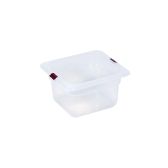 Gastronorme Pan - PolyPropylene 1/6 - with Lid / 100mm