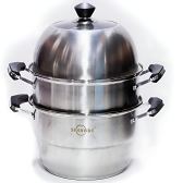 Steam Pot - S/S 3 Tiers - 320mm