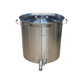 Stock Pot - IH - S/S (with 40mm Valve) with 40mm Tap - 500mm*500mm*1.2mm