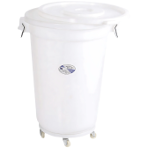 Plastic Bin White - 150L - Lid