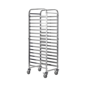 Modular Systems 393577 stainless steel trolley
