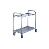 Serving Trolley - S/S Large - Serving Trolley - 2 Tiers - 950mm*500mm*950mm