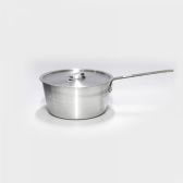 Sauce Pot - Aluminium with Cover - 2.6L - Ø200mm*108mm*2mm - Thickened