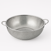 Fine Colander - Perforated - with Ear- S/S - Multiple Use 345mm(Ø)