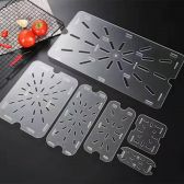 Gastronorme Pan Drain Plate - PolyCarbonate 1/1 - Clear