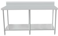 Work Bench with Splashback & Undershelf AWS-1560 / 600