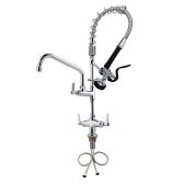 Commercial Faucet with Pre-Rinse Sprayer ZBS-M5804B Bench Top