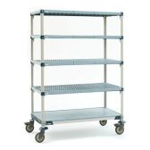 Metro Max Q Mobile 21 x 24 - 5 Mat Style Shelves, 4 Posts MAXQ.M5T68.2124