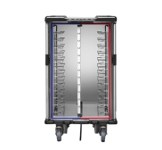 Burlodge B-Smart Shuttle - Short - Meal Tray Transport Trolley For Convected Air Docking System