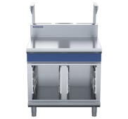 Blue Seal Evolution Series B90S-CB - 900mm Bench Top With Salamander Support Cabinet Base