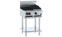 B&S BLACK BT-SB2-CBR3 Combination Two Open Burners & 300mm Char Broiler