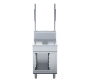 Waldorf 800 Series BT8600S-CB - 600mm Bench Top with Salamander Support - Cabinet Base