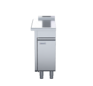 Waldorf 800 Series BTL8400-CD - 400mm Bench Top Low Back Version - Cabinet Base With Fixed Front Panel