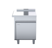 Waldorf 800 Series BTL8700-CD-LH - 700mm Bench Top Low Back Version - Cabinet Base With Fixed Front Panel