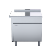 Waldorf 800 Series BTL8900-CD-LH - 900mm Bench Top Low Back Version - Cabinet Base With Fixed Front Panel