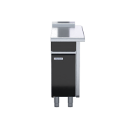 Waldorf Bold BTLB8400-CD - 400mm Bench Top Low Back Version - Cabinet Base With Fixed Front Panel