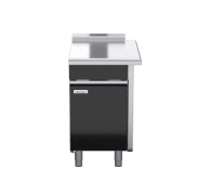 Waldorf Bold BTLB8550-CD-RH - 550mm Bench Top Low Back Version - Cabinet Base With Fixed Front Panel