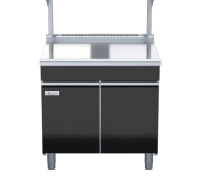 Waldorf Bold BTLB8900S-CD - 900mm Bench Top With Salamander Support Low Back Version - Cabinet Base