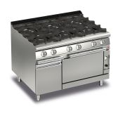 Baron 6 Burner Gas Cook Top With Gas Oven - Q70PCF/G1205 - product image