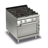 Baron 4 Burner Gas Cook Top With Gas Oven - Q70PCF/G8005 - product image