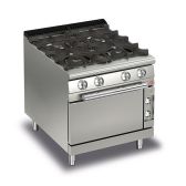 Baron 4 Burner Gas Cook Top With Electric Oven - Q70PCF/GE8005 - product image