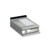 Baron 1 Burner Electric Fry Top With 2/3 Smooth and 1/3 Ribbed Mild Steel Plate - Q70SFT/E620 - product image