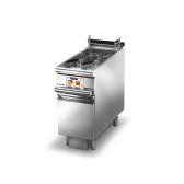Baron 23L Single Basin EVO Electric Deep Fryer With Incorporated Oil Filtering And Basket Lift - Q90FREV/E422FA - product image