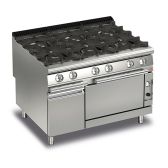 Baron 6 Burner Gas Cook Top With Gas Oven - Q90PCF/G1205 - product image