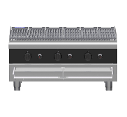 Waldorf Bold CHLB8900G-B - 900mm Gas Chargrill Low Back Version - Bench Model