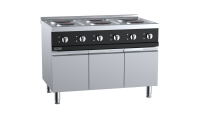 SCooker DLZS6N-C13D8 - Electric Solid Plate Six Zone Boiling Top 13 8kw