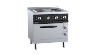 SCooker DLZSJ4N-C14D2 - Electric Solid Plate Four Zone Boiling Top With Oven 14 2kw