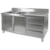 Modular Systems DSC-1800L-H stainless steel sink