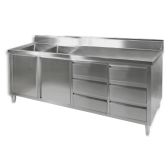 Modular Systems DSC-2400L-H stainless steel sink
