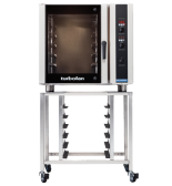Turbofan E35D6-30 and SK35 - Full Size Digital / Electric Convection Oven on a Stainless Steel Stand