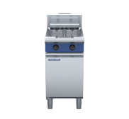 Blue Seal Evolution Series E44 - 450mm Twin Pan Electric Fryer