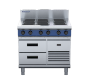 Blue Seal Evolution Series E516D-RB - 900mm Electric Cooktop Refrigerated Base