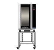 Turbofan EHT10-L - 10 Tray 1/1 GN Electric Undercounter Touch Screen Extended Hot Holding Cabinet on a Stainless Steel Stand
