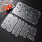 Gastronorme Pan Drain Plate - PolyCarbonate 1/6 - Clear