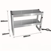 Benchstar FW4L-092 hot food display