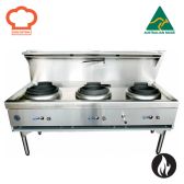Goldstein CWA3D/B 3 Hole Wok Burner 356mm Duckbill Burner