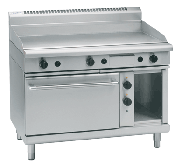 Waldorf 800 Series GPL8121GE - 1200mm Gas Griddle Electric Static Oven Range Low Back Version