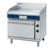 Blue Seal Evolution Series GPE506 - 900mm Gas Griddle Electric Static Oven Range