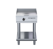 Waldorf 800 Series GPL8600E-LS - 600mm Electric Griddle Low Back Version - Leg Stand