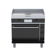 Waldorf Bold GPLB8910E - 900mm Electric Griddle Static Oven Range Low Back Version