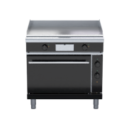 Waldorf Bold GPLB8910EC - 900mm Electric Griddle Convection Oven Range Low Back Version