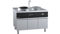 SCooker HLXCDQ1-C14 - Induction Single Wok With Rear Warming Pot Large Ring 14kw
