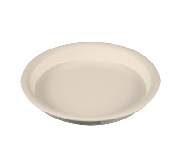 Aladdin Temp-Rite J997H - 9" / 230mm High Heat Entre Plate - High Wall - 1 Cavity - Ivory